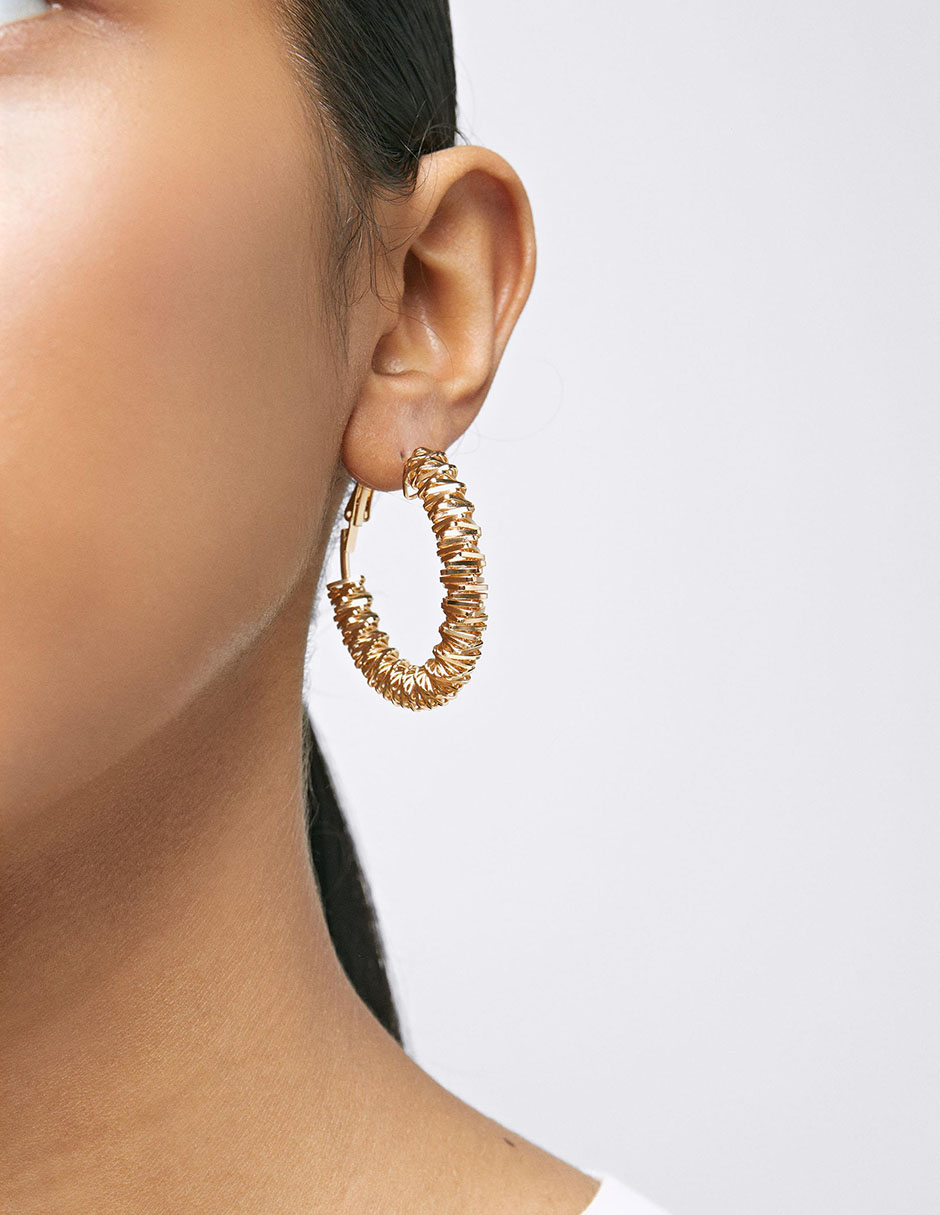 Aretes de aro redondos 2