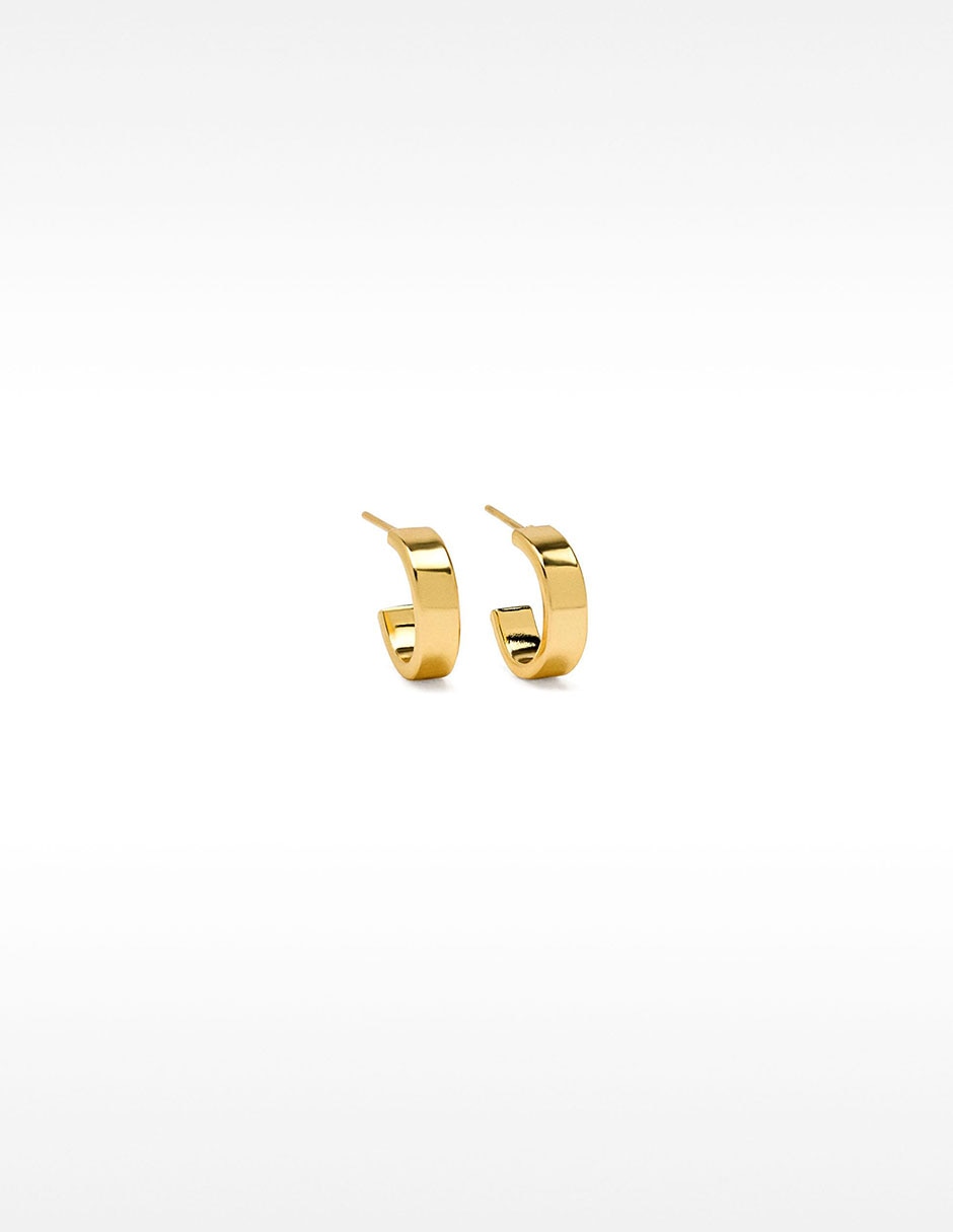 Aretes de aro redondos