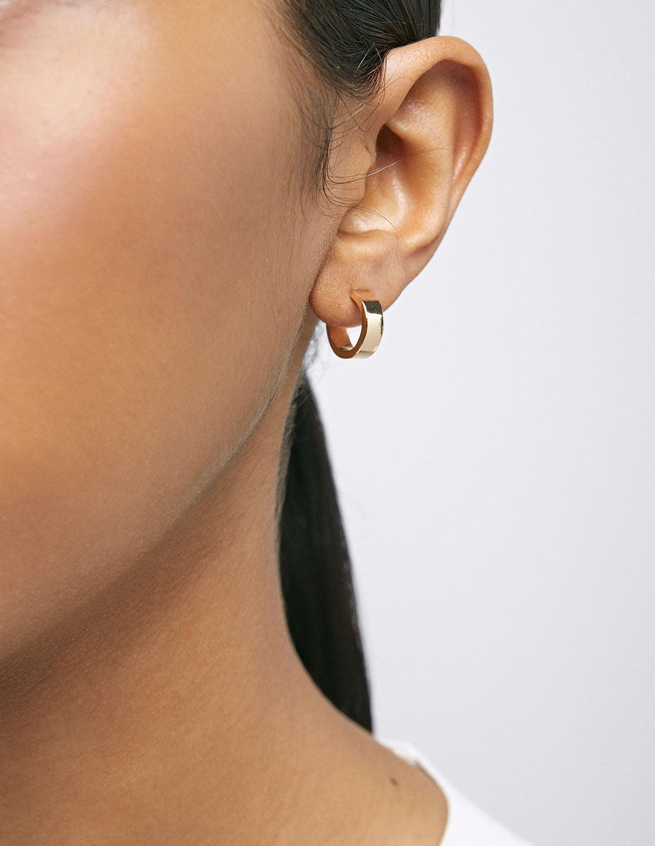 Aretes de aro redondos 2
