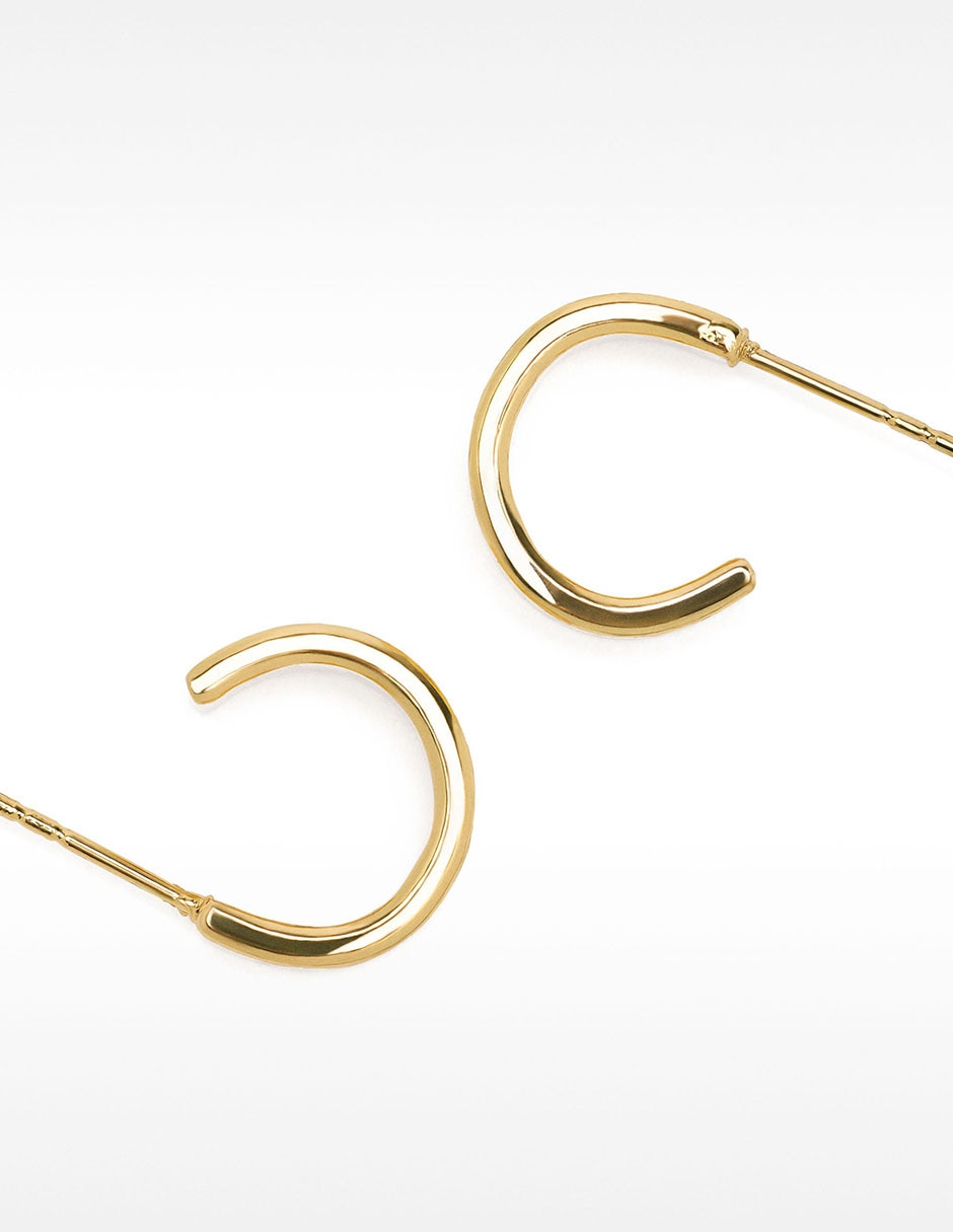Aretes de aro redondos 3