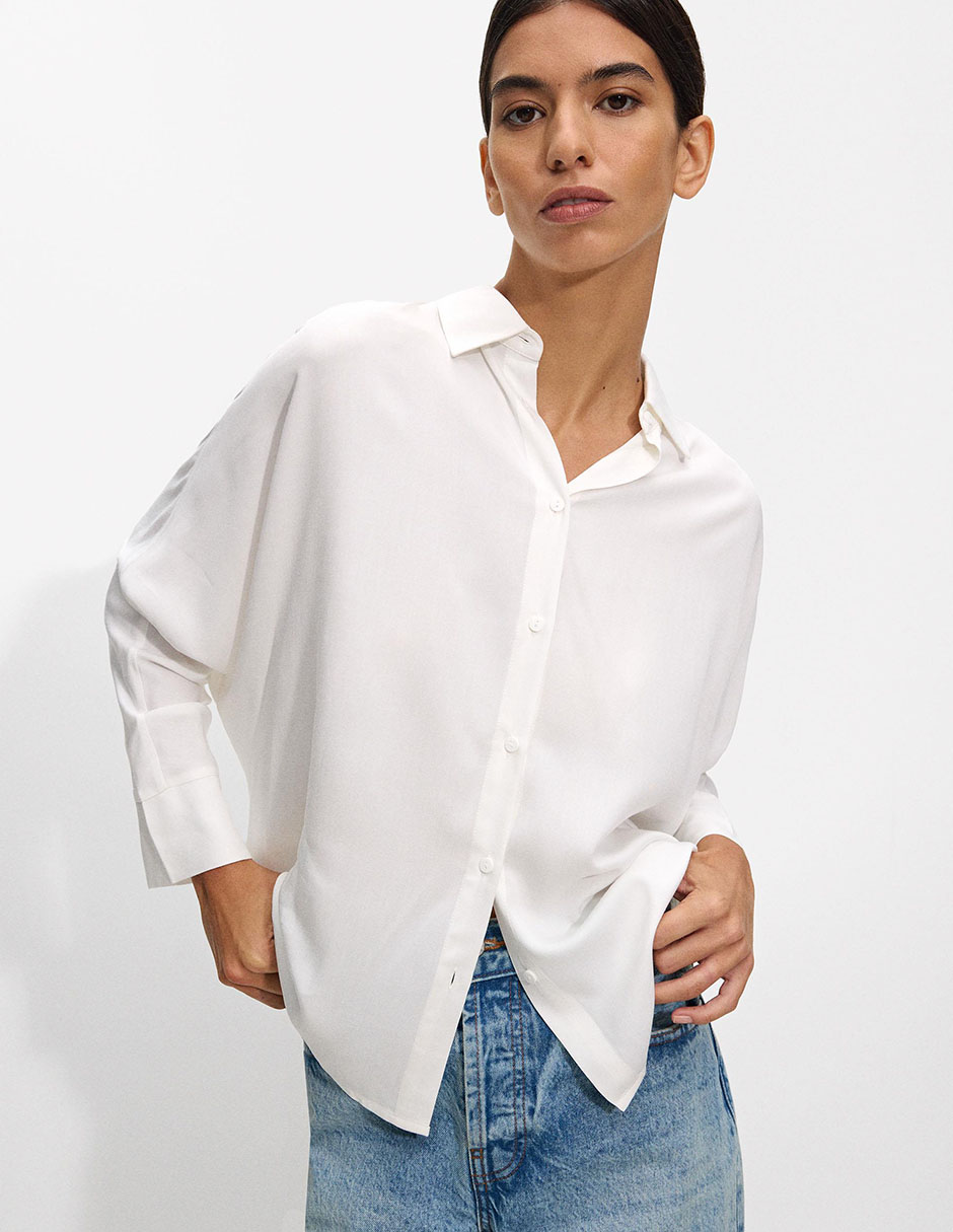 Camisa manga larga para mujer