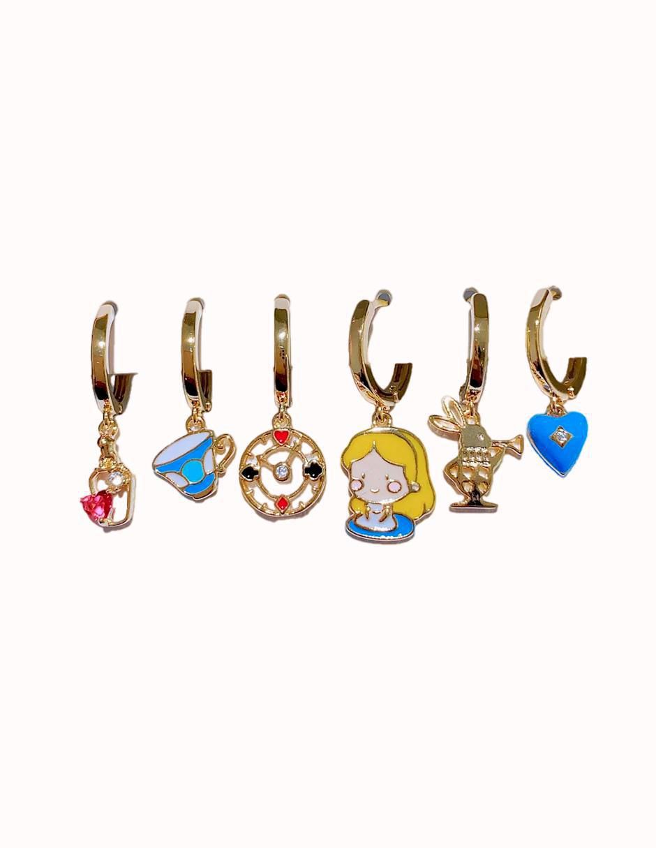Set de aretes cuento con acabado pulido zirconia cúbica