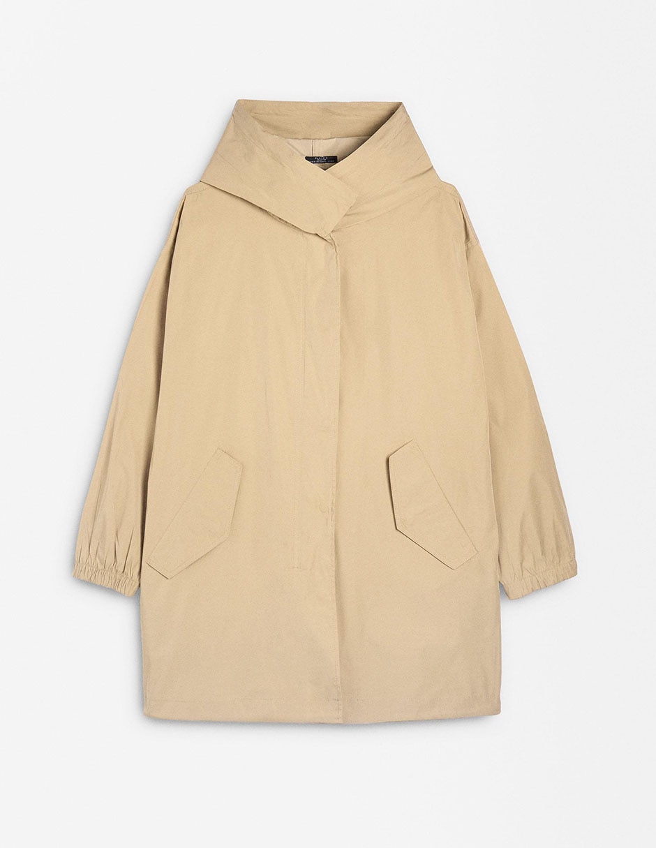 Impermeable con capucha para mujer 6