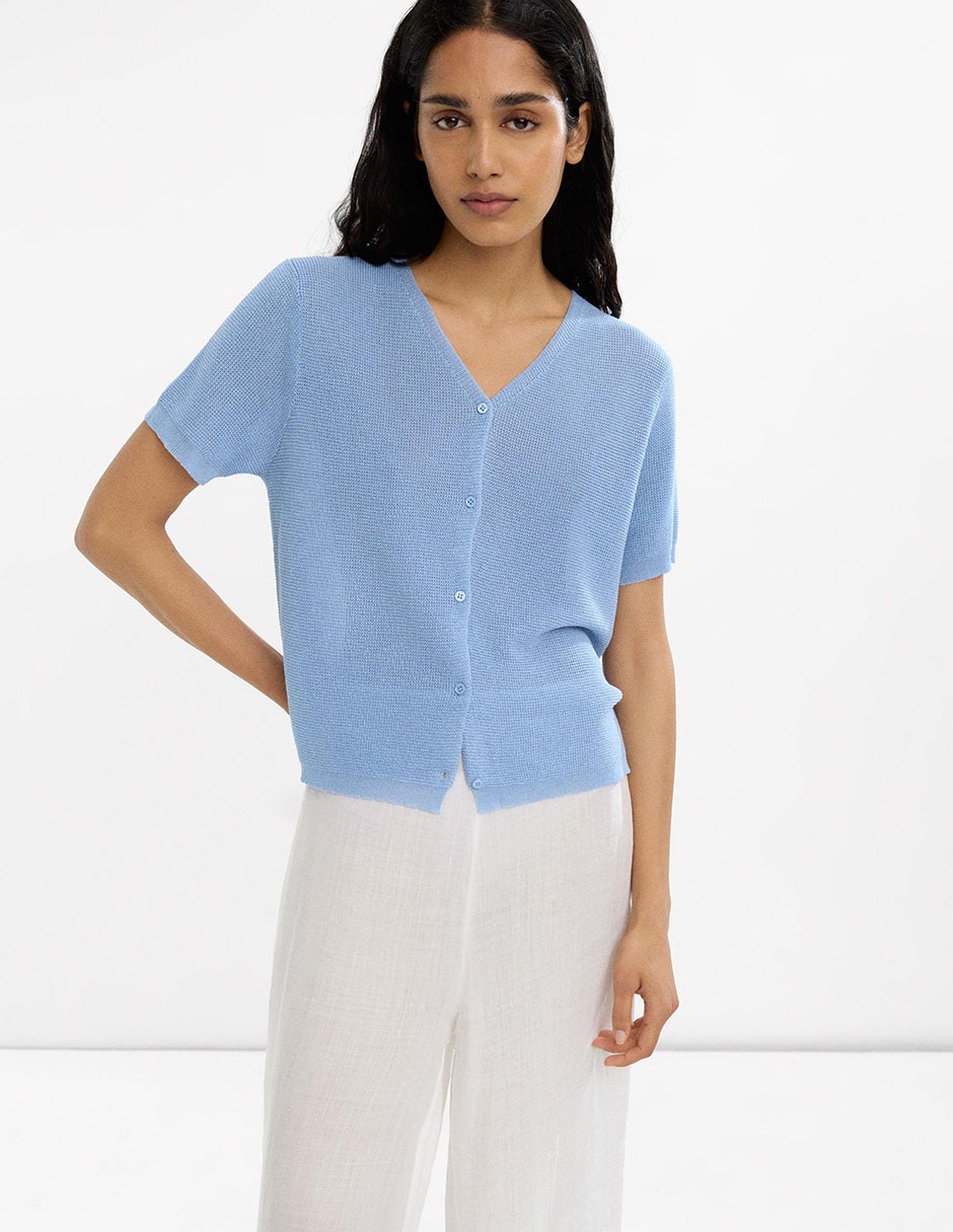 Suéter cuello V para mujer Suéter cuello V para mujer