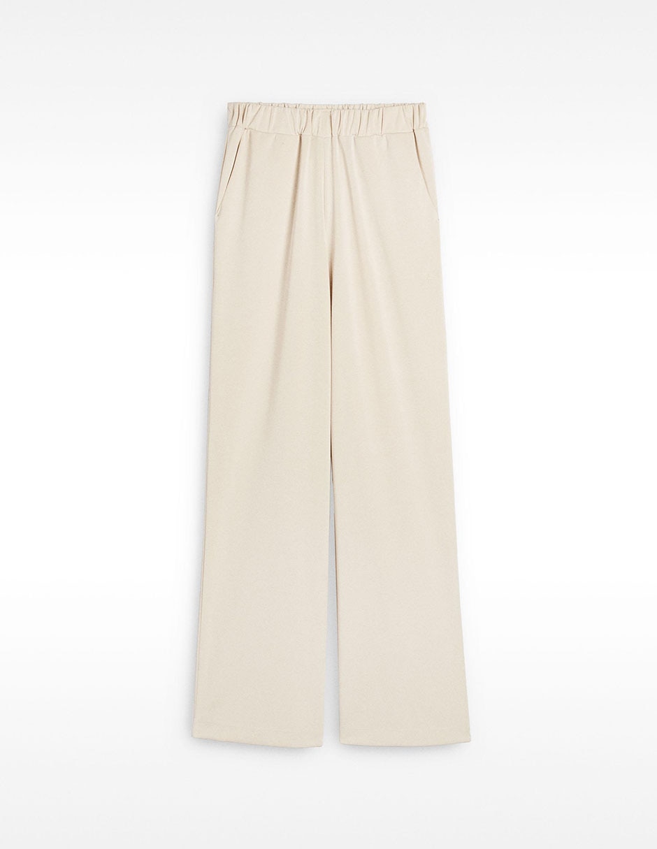 Pants regular con elástico para mujer 5
