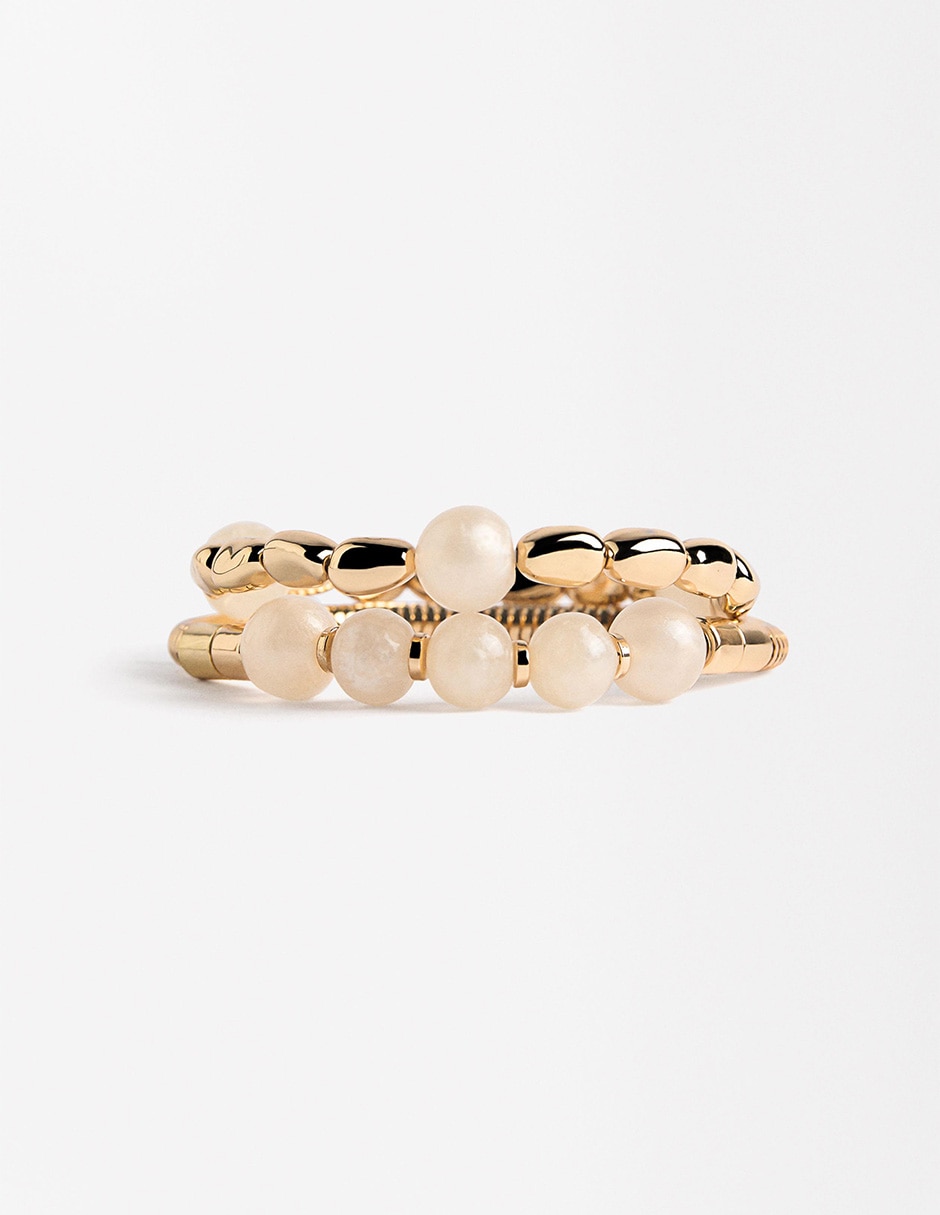 Set pulsera Permanent Suspended Frame con acabado pulido