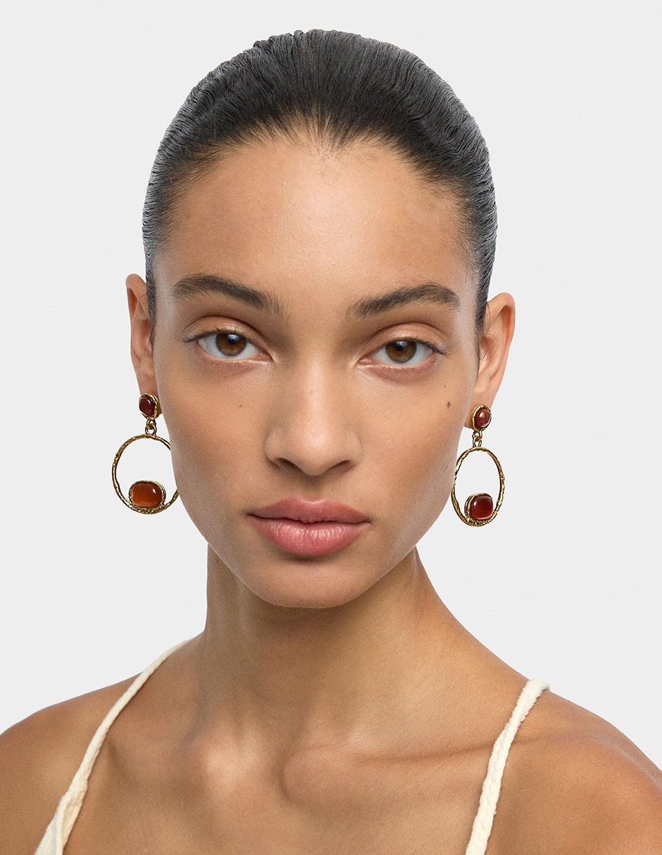 Aretes de aros Caiiro 2