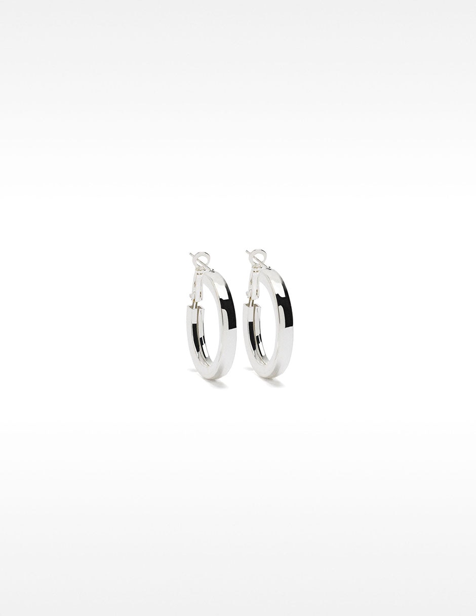 Aretes de aro Permanent - Rotative Jewellery