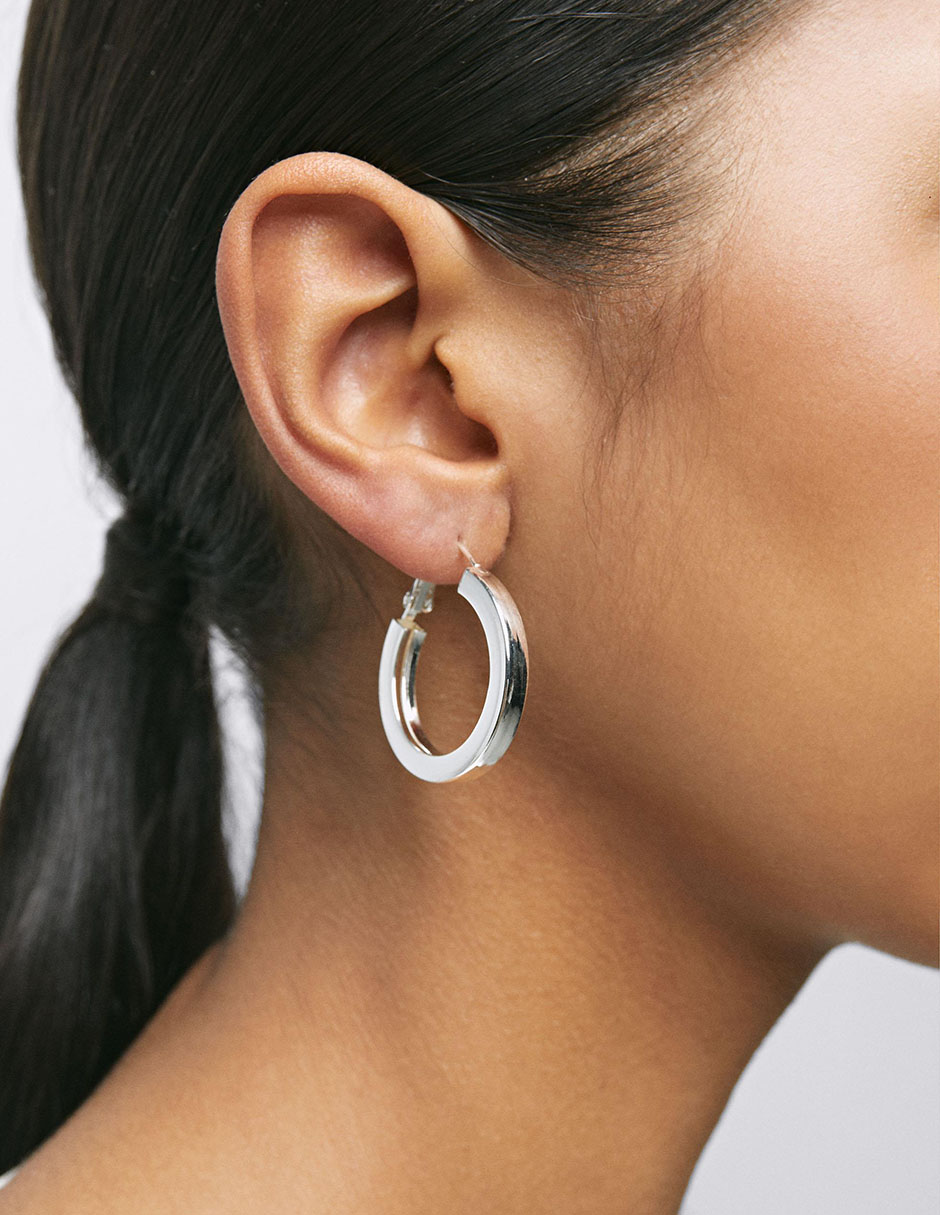 Aretes de aro Permanent - Rotative Jewellery 2