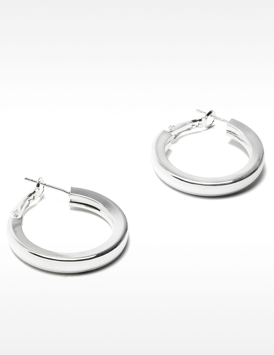 Aretes de aro Permanent - Rotative Jewellery 3