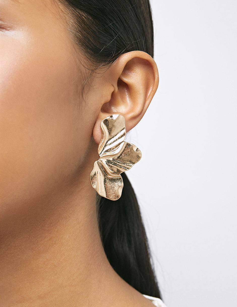 Aretes con acabado brillante 2