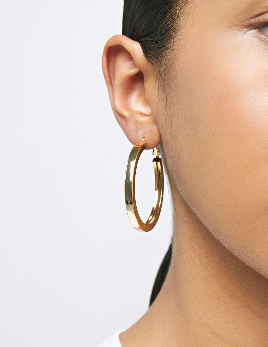 Aretes de aro Permanent - Rotative Jewellery 2