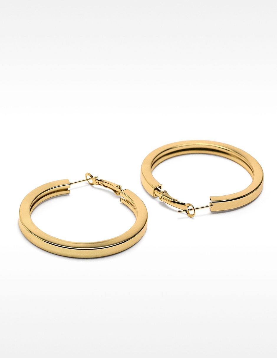 Aretes de aro Permanent - Rotative Jewellery 3