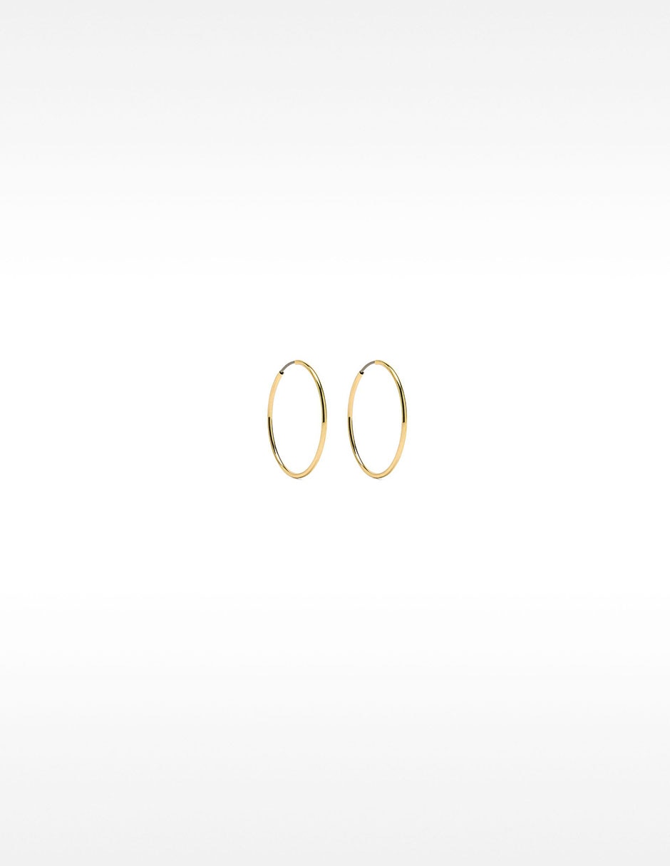 Aretes de aro Permanent - Rotative Jewellery