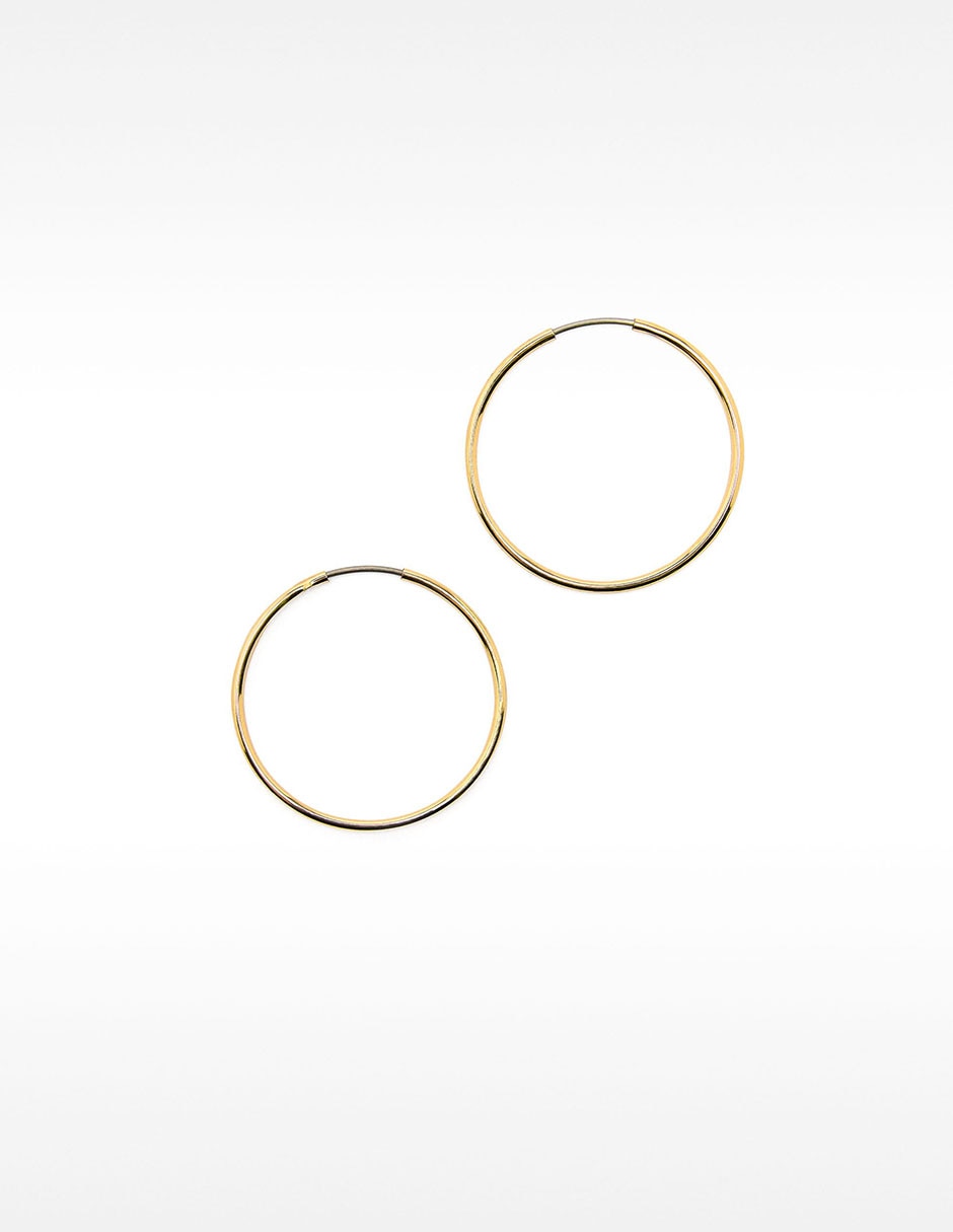 Aretes de aro Permanent - Rotative Jewellery 2