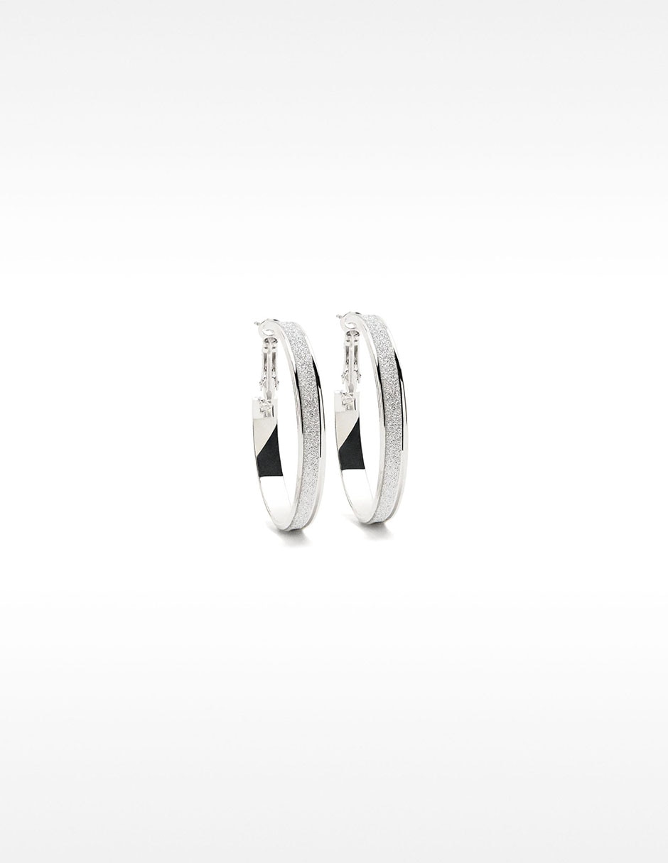 Aretes de aro Permanent - Rotative Jewellery