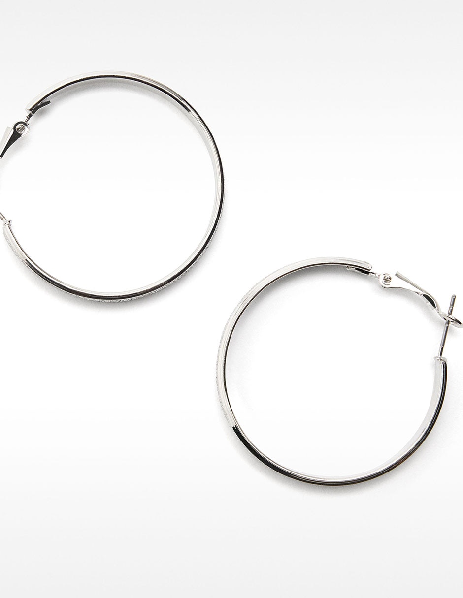 Aretes de aro Permanent - Rotative Jewellery 3