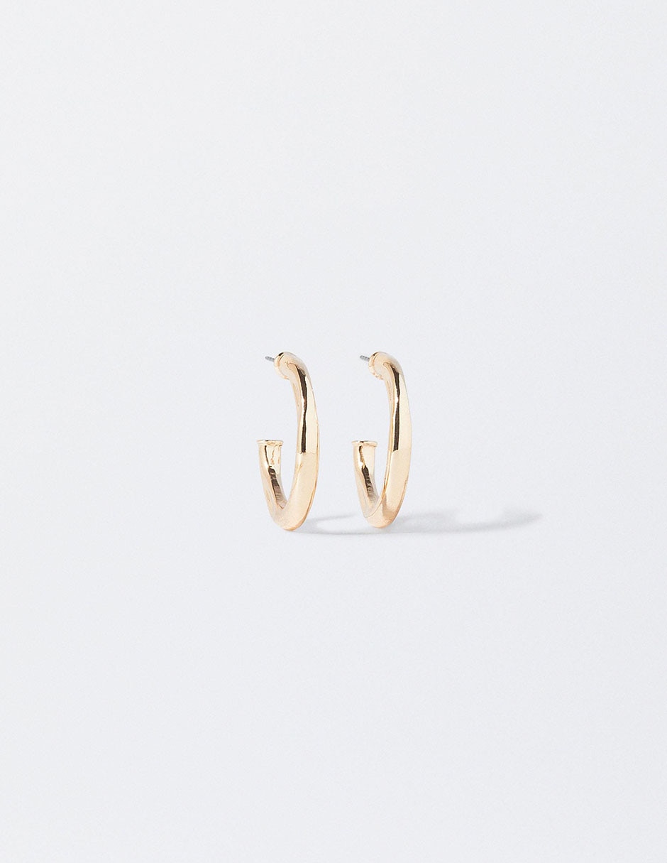 Aretes de aro redondos