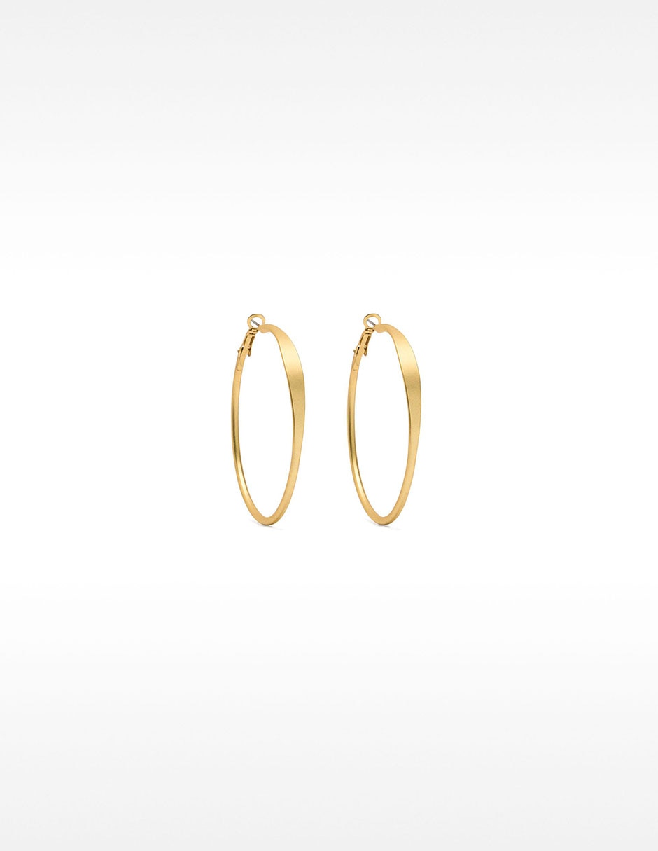 Aretes de aro redondos