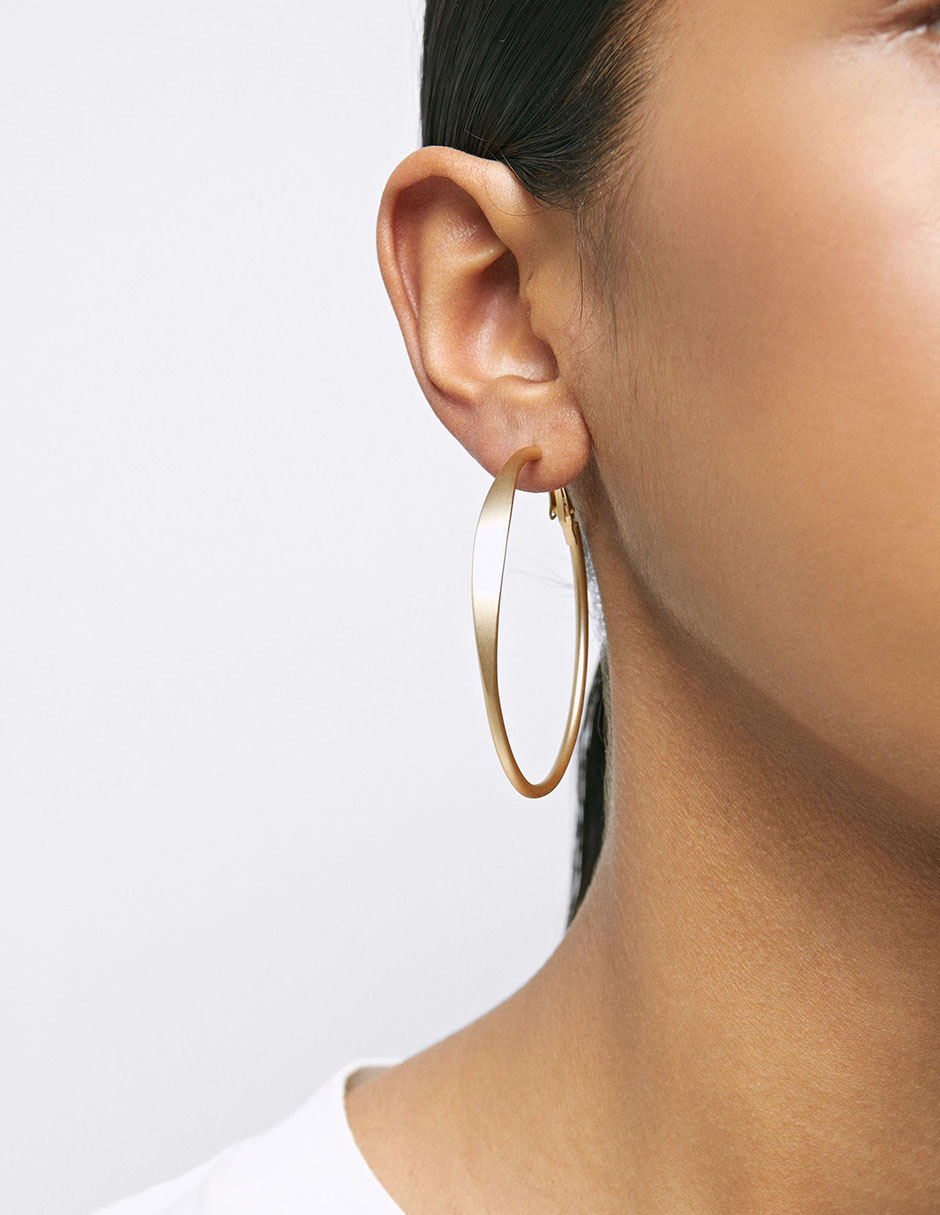 Aretes de aro redondos 2