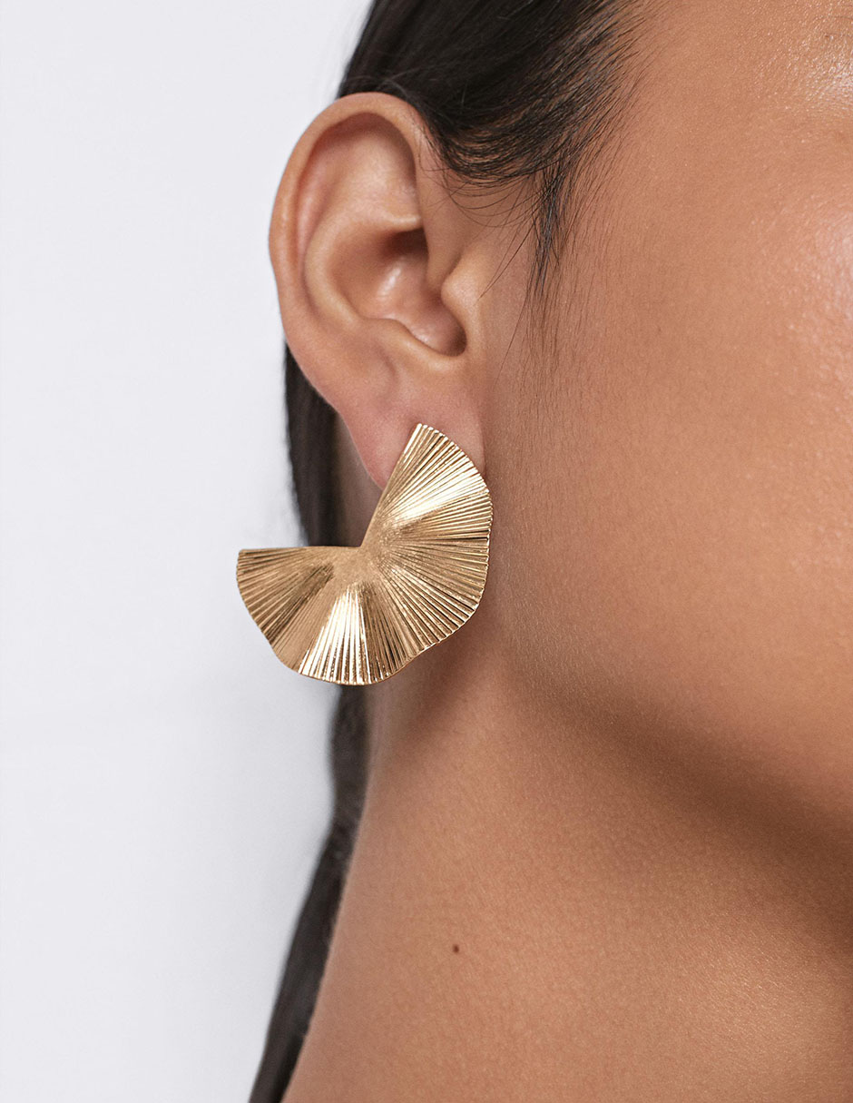 Aretes Permanent - Rotative Jewellery con acabado texturizado 2