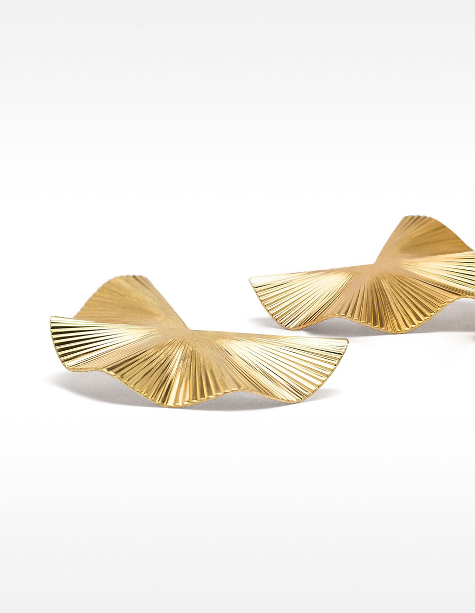 Aretes Permanent - Rotative Jewellery con acabado texturizado 3