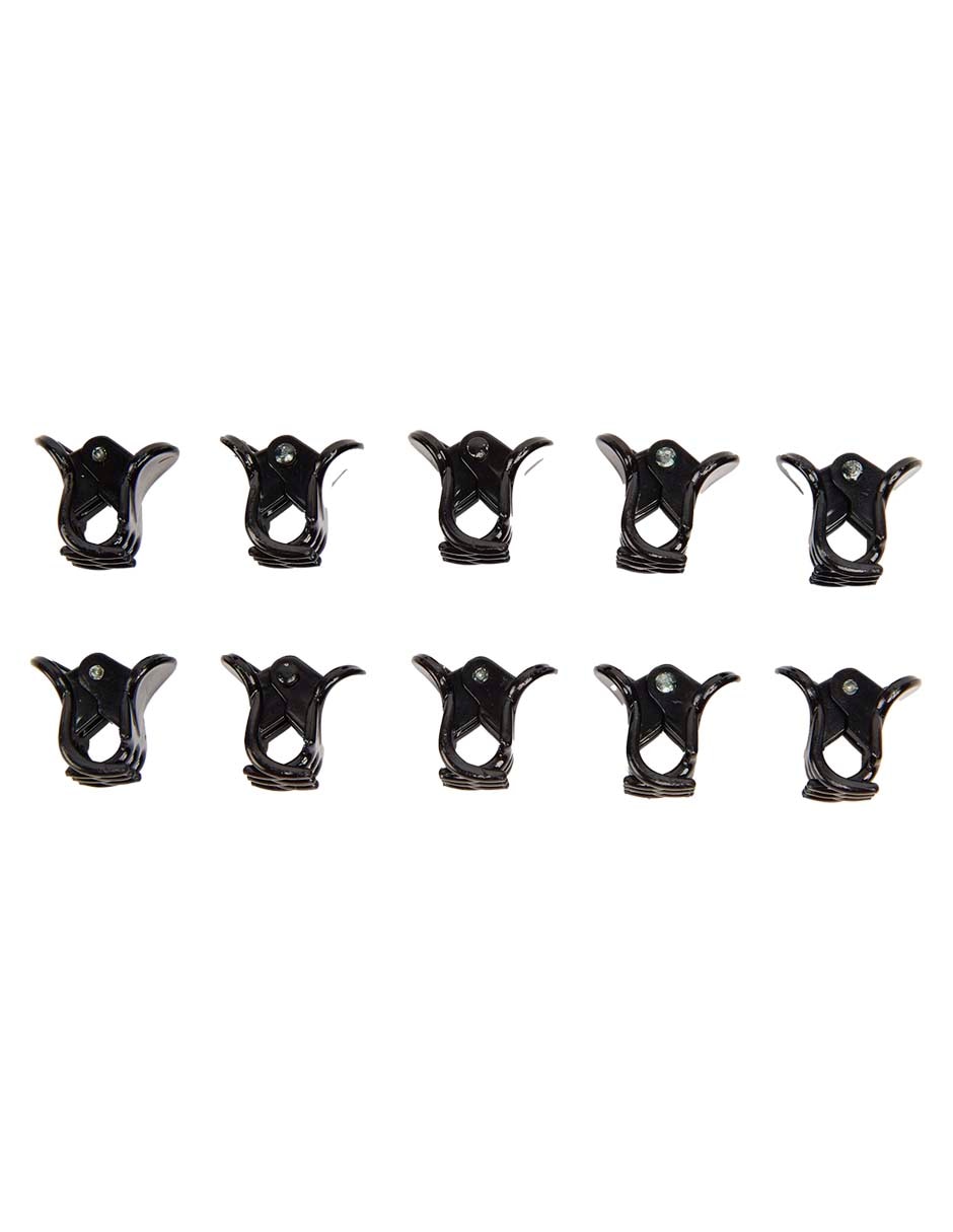 Set de pinzas para el cabello de plástico