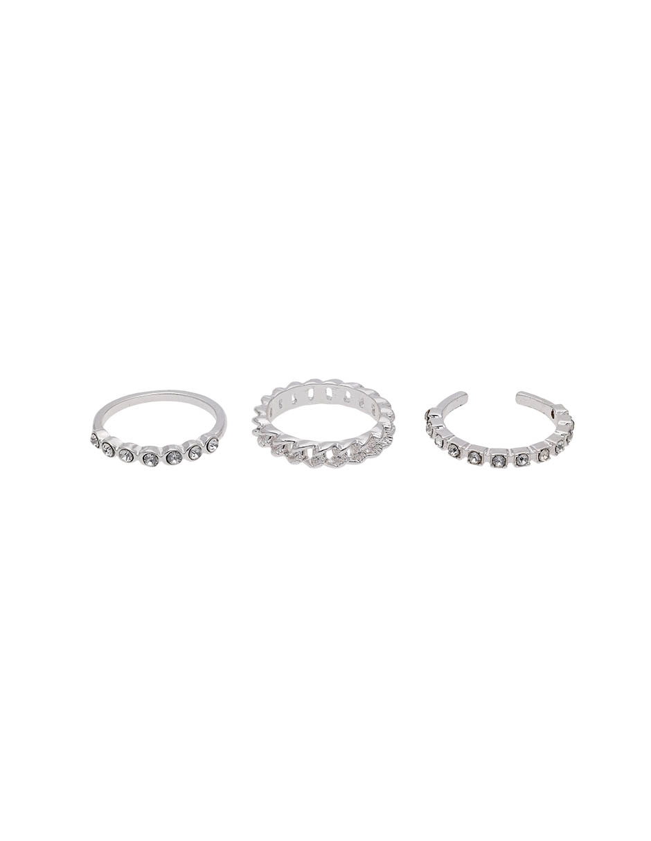 Set anillo brillante