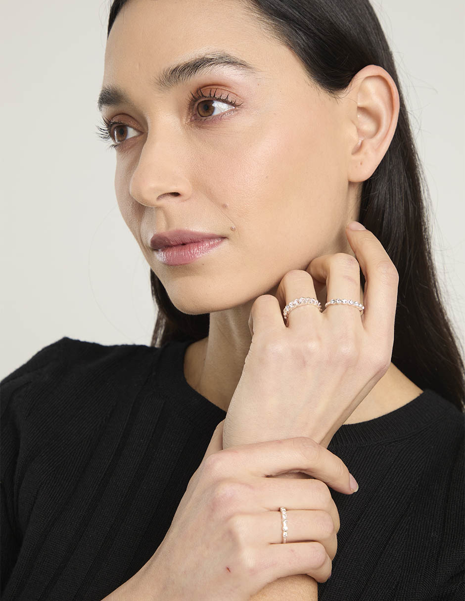 Set anillo brillante 4