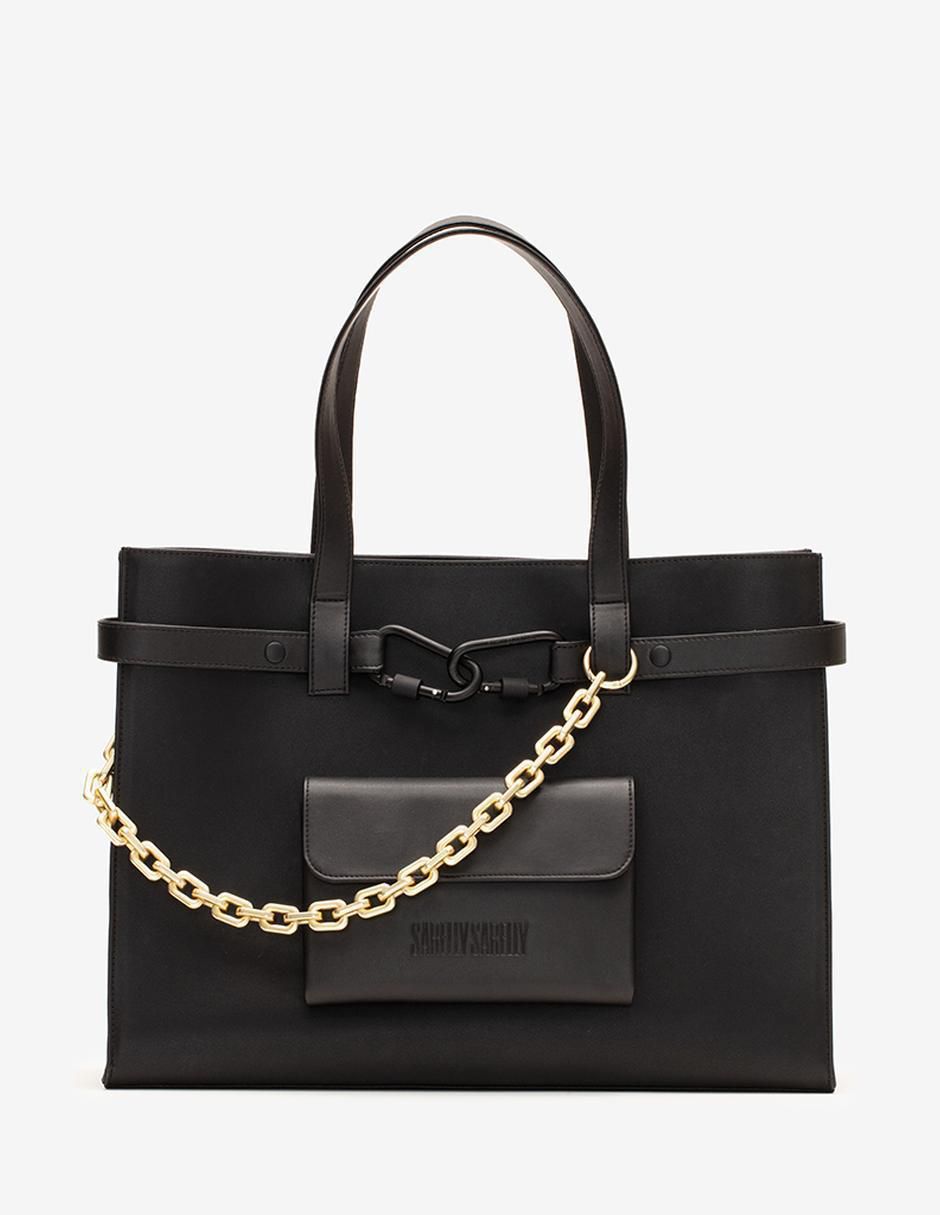 Bolsa tote de piel unisex 6