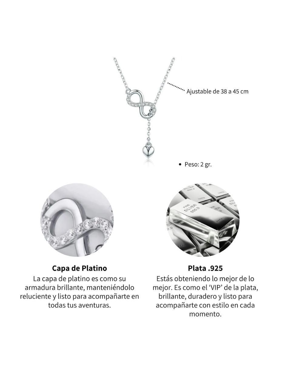 Collar de infinito Beauty de plata P 925 4