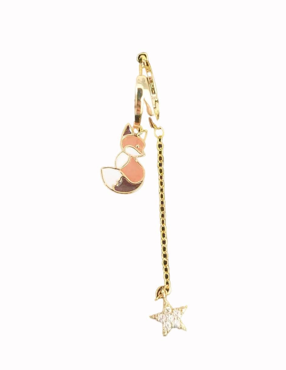 Set de aretes El Principito Clasico con acabado pulido zirconia cúbica 2