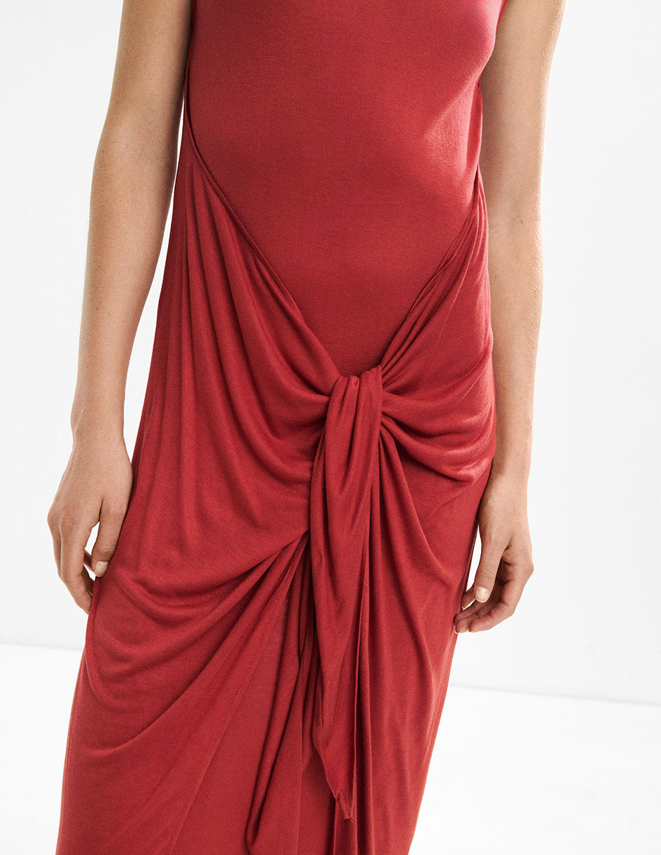 Vestido midi casual T2 Junho para mujer 3