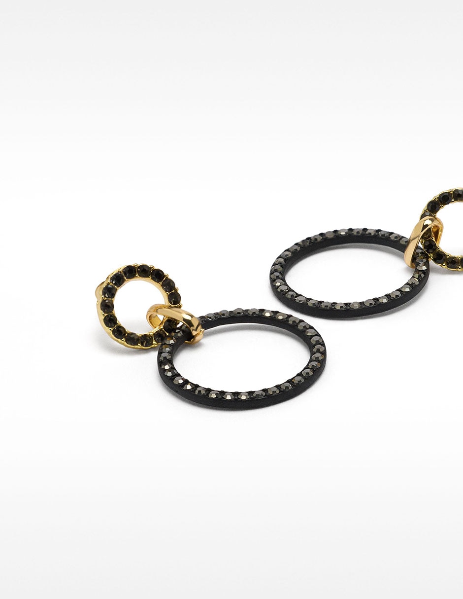 Aretes redondos con acabado pavé 2
