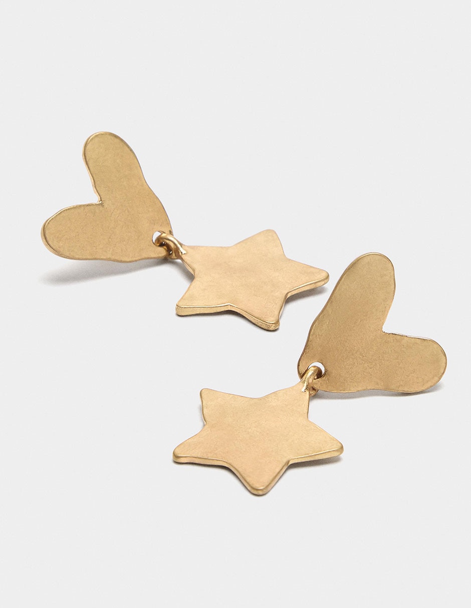 Aretes de Locked In con acabado martillado 3