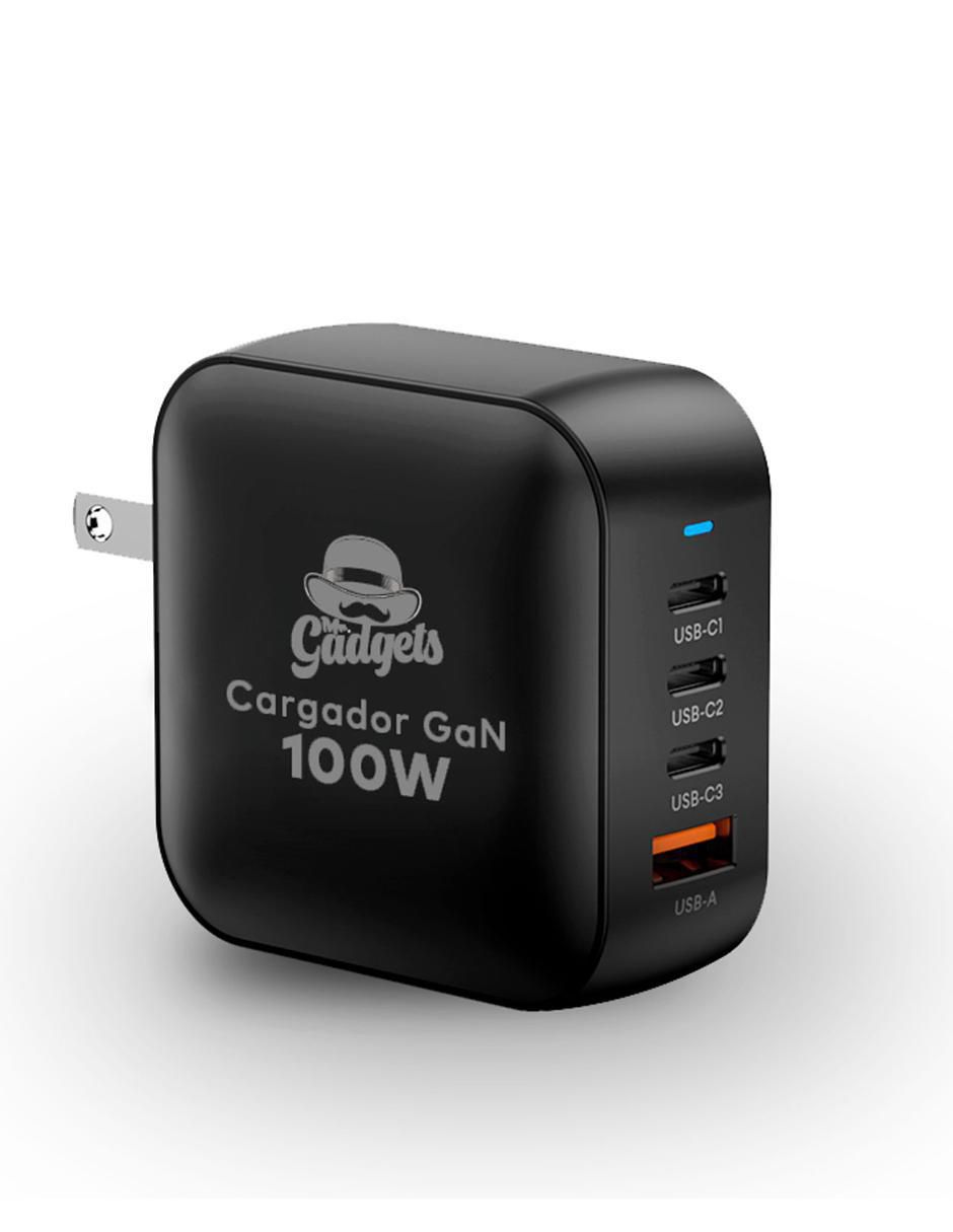 Adaptador de corriente de 100 w usb + usb tipo c Adaptador de corriente de 100 w usb + usb tipo c