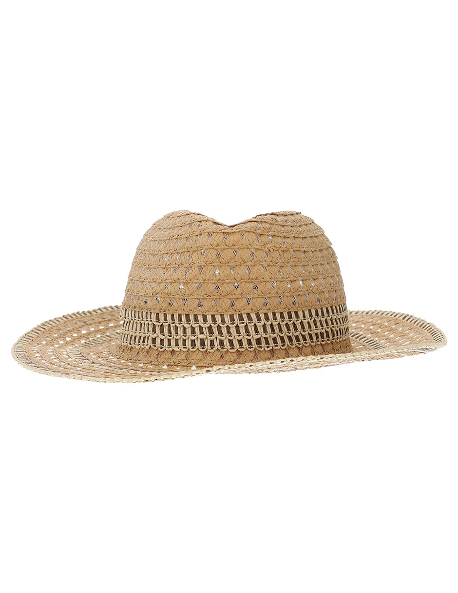 Sombrero ala mediana estampado corte láser 2