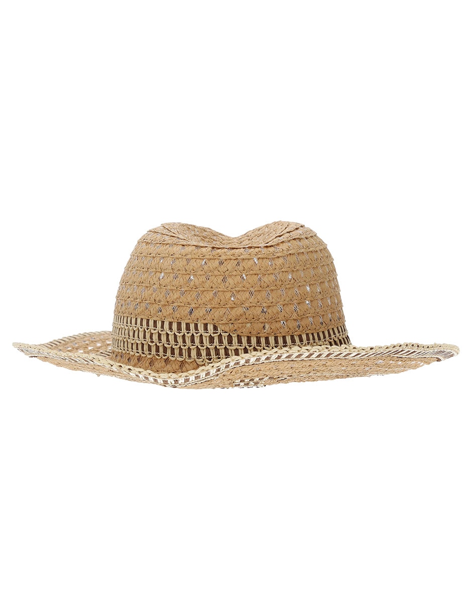 Sombrero ala mediana estampado corte láser 3