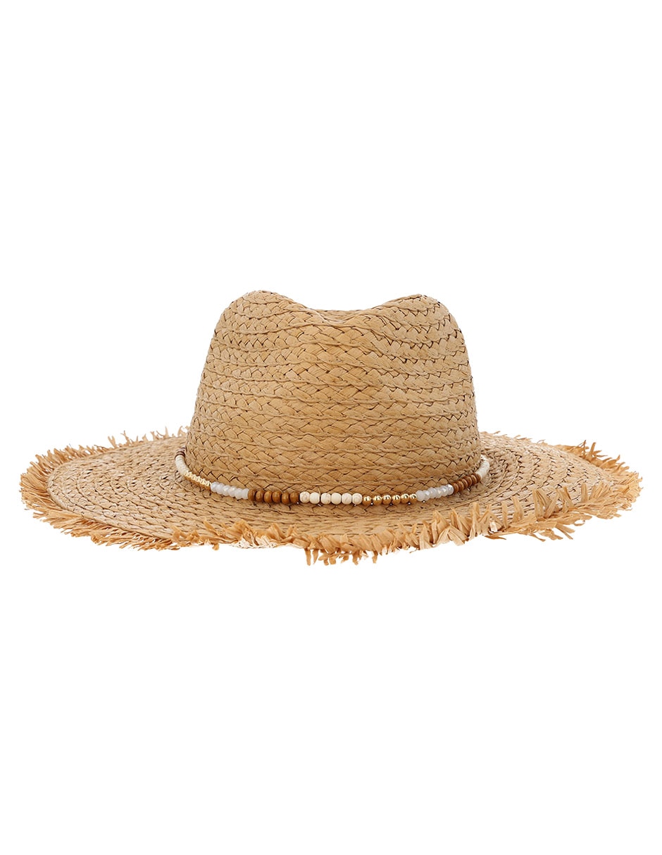 Sombrero ala mediana estampado trenzado 2
