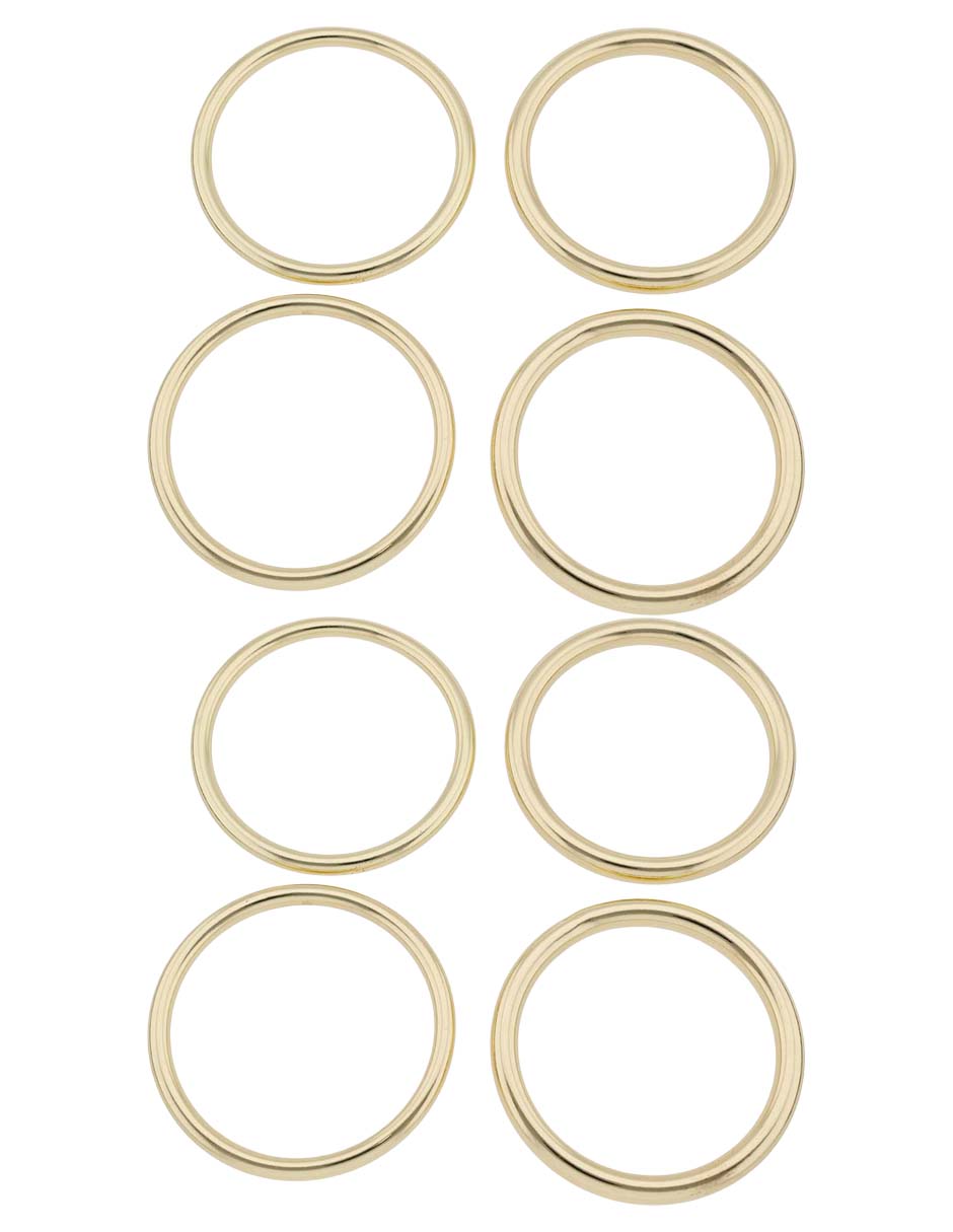 Set de brazalete acabado pulido