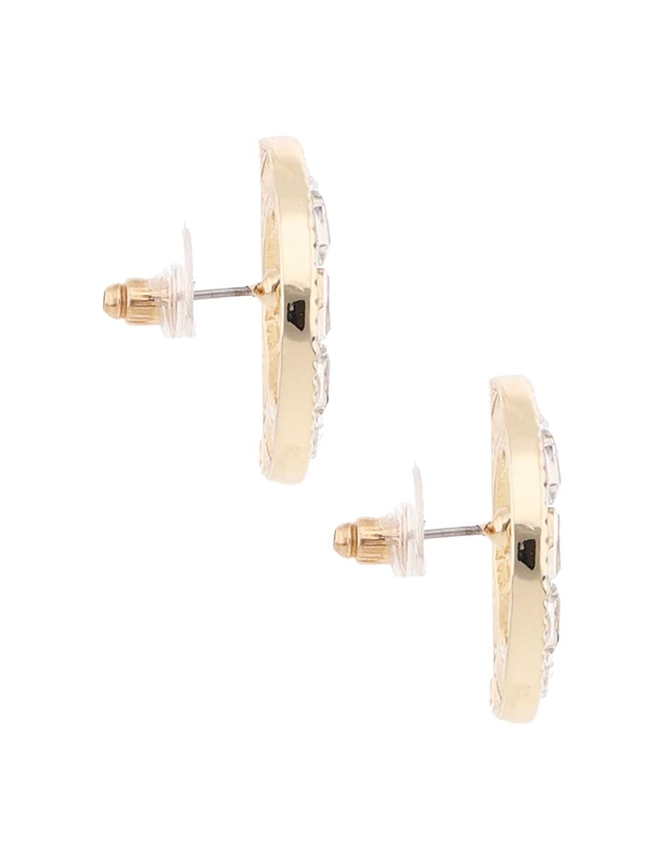 Aretes cortos circulares con acabado liso 3