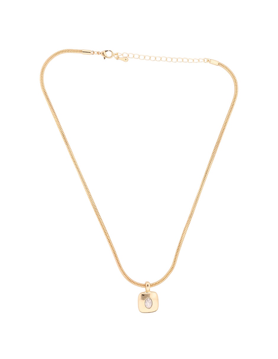 Collar con dije cuadrado 2