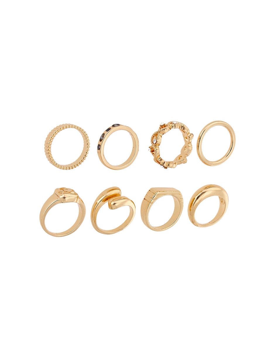 Set anillo fantasía brillane 3