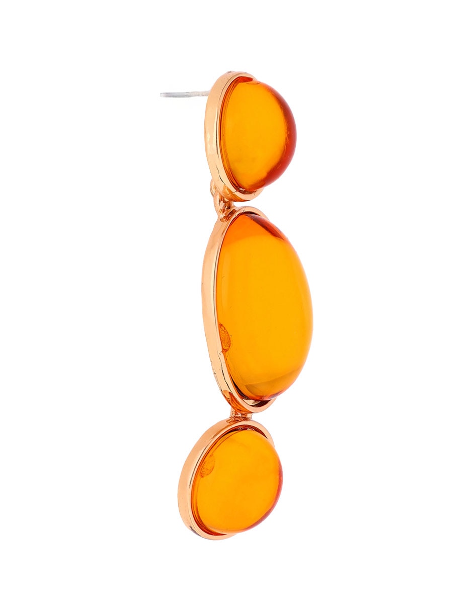 Aretes largos con acabado liso 2