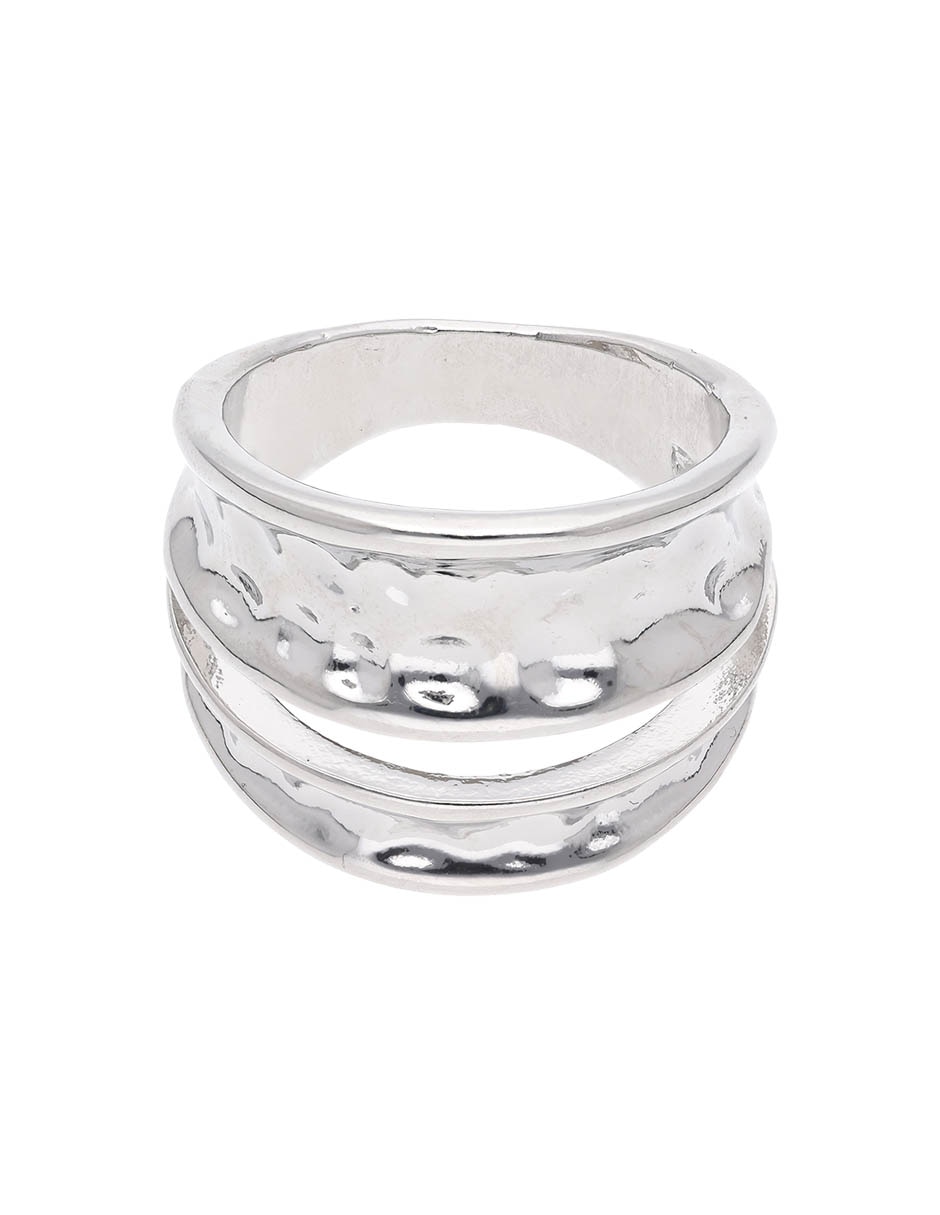 Anillo martillado