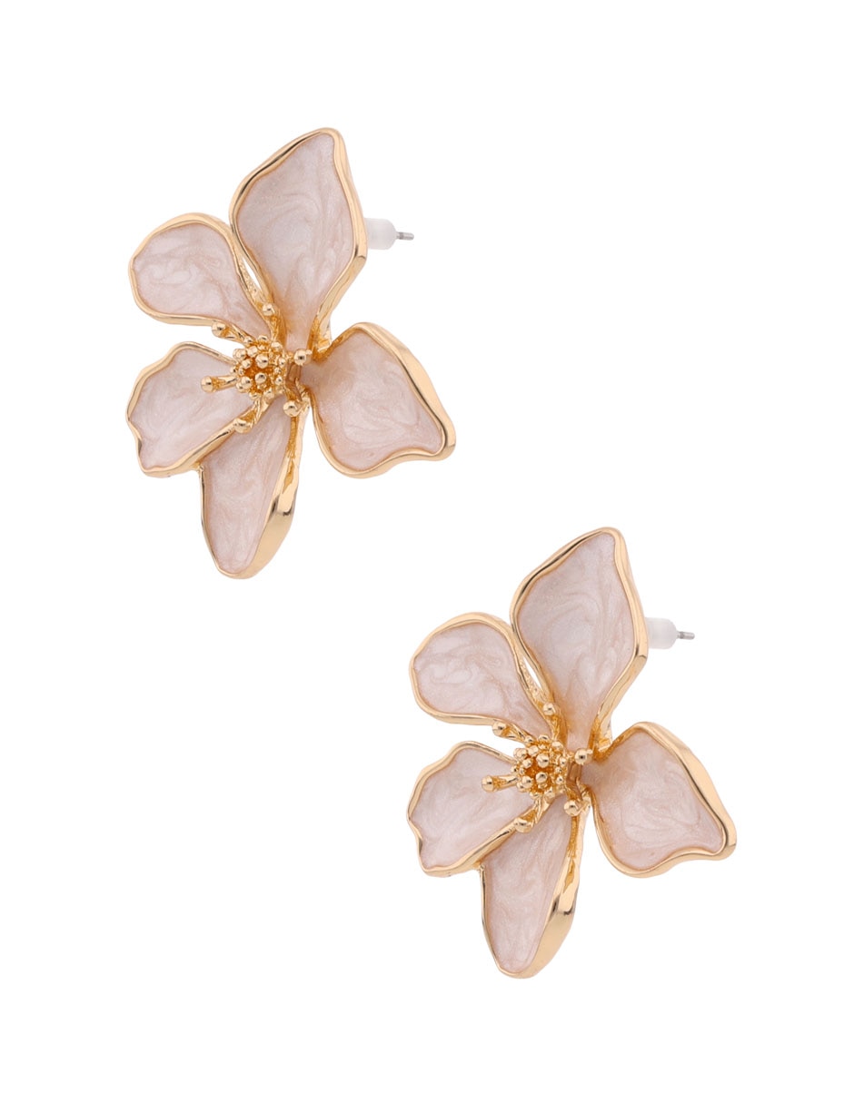 Aretes largos con acabado esmaltado 2