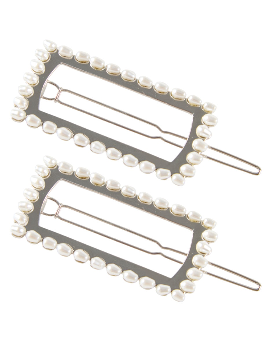 Set de broches para cabello con acabado brillante 2