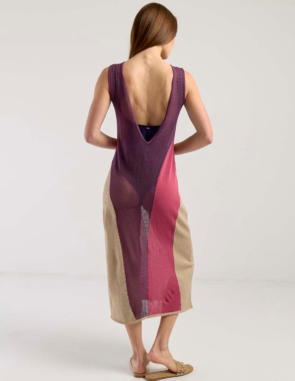 Vestido midi playa para mujer 2