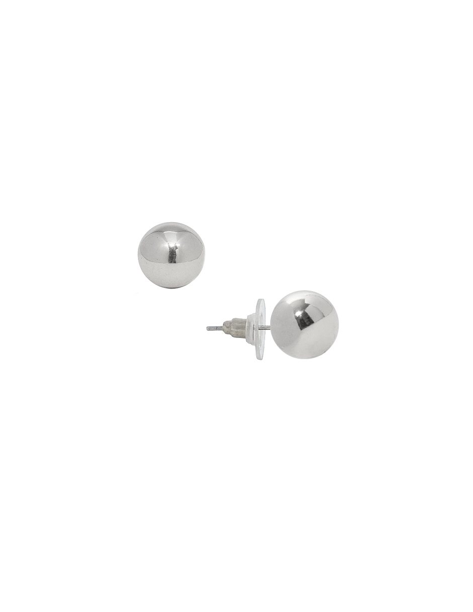 ARETES MAP MER-4972GD METAL, PLATEADO