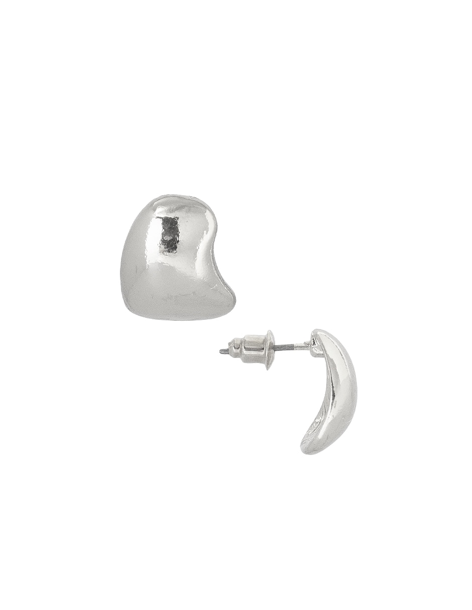 ARETES MAP OJE-12187GDC META, PLATEADO